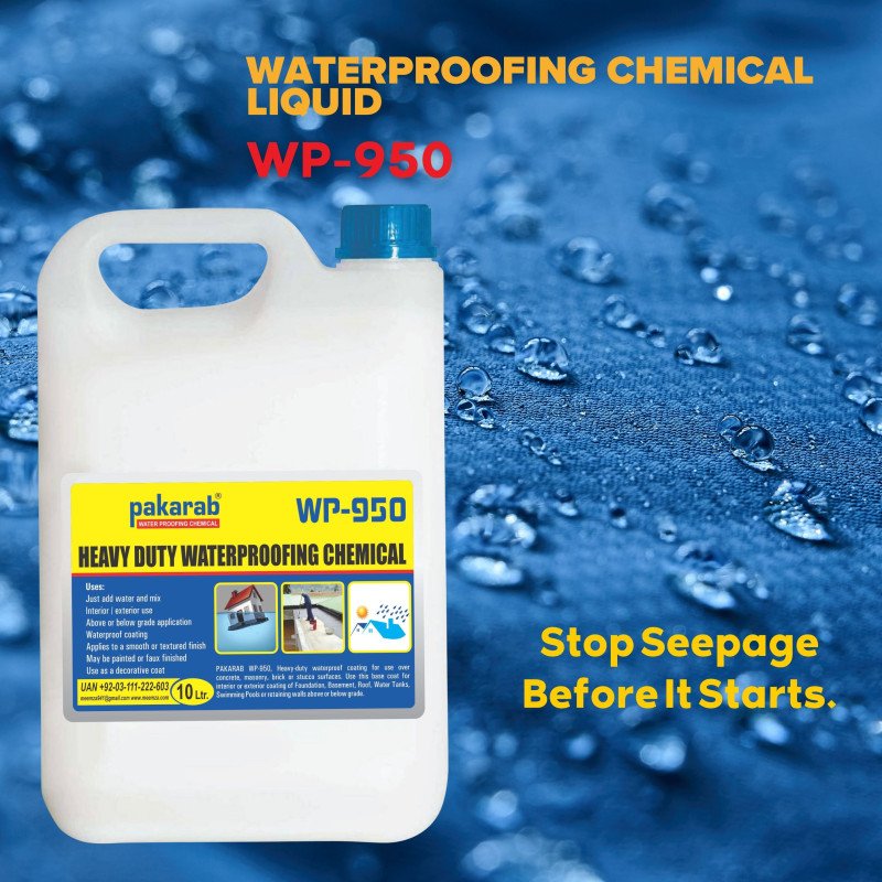 Waterproofing Chemical (Liquid) WP-950  10-Litre